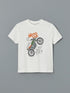 LC Waikiki Crew Neck Printed Boy’S T-Shirt And Shorts Set (2 Pcs)